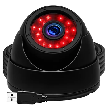 ELP Водонепроницаемая веб-камера IP67 в купольном корпусе 2-мегапиксельная USB-камера 1080p 30 кадров в секунду ночного видения Full HD веб-камера Инфракрасная автоматическая ИК-камера