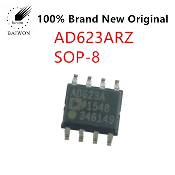 100% Оригинальная микросхема AD623ARZ-R7 SMD SOIC-8 Single Power Rail измерительный усилитель IC