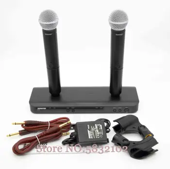 Бесплатная доставка BLX288, высококачественный комплект беспроводной микрофонной системы для сценического выступления, церковная речь, упаковка в тканевый пакет