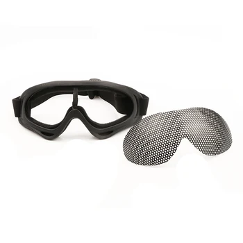 Тактические очки, военные солнцезащитные очки для стрельбы, Армейский Страйкбол, Пейнтбол, Мотоцикл, Ветрозащитные очки для защиты глаз, Полые очки для военных игр 