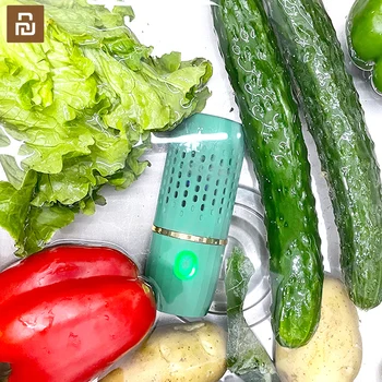 Портативная стиральная машина для фруктов и овощей Xiaomi, перезаряжаемый через USB очиститель для риса, мяса, продуктов питания, удаляет остатки очистителя воздуха