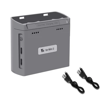 Зарядное устройство для Mini 2/Mini SE, концентратор двусторонней зарядки аккумуляторов дрона, USB-зарядное устройство для аксессуаров DJI Mini 2/Mini SE, A