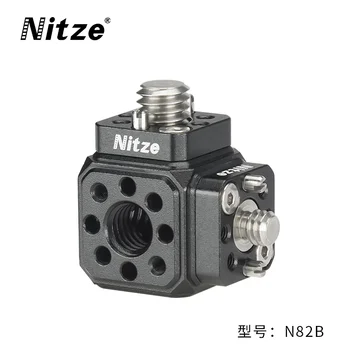 Крепление для камеры Nitze-N82B Cube Adapter Переходная пластина ARRI Cube (шестигранная) для камеры DSLR Cage Rig