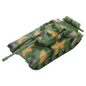 Детская игрушечная модель, имитирующая танк, игрушечная модель (зеленый камуфляж)