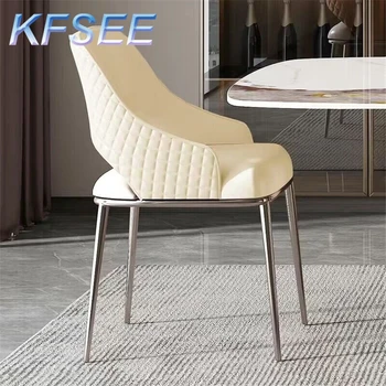 подходящий роскошный Кофейный Обеденный стул Kfsee