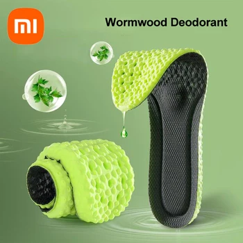 Xiaomi Мягкая спортивная обувь со стельками Удобные Подошвенные Фасциитные стельки для ног Мужская Женская Ортопедическая подошва для обуви Аксессуары для бега