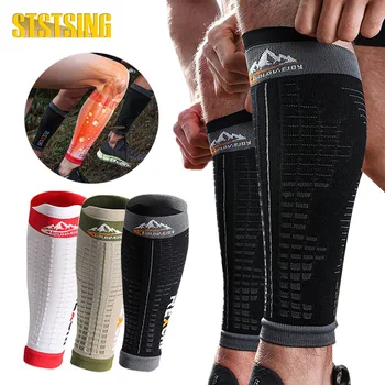 1 пара компрессионных рукавов для икр для мужчин и женщин, компрессионные носки для ног, поддержка для бега, шина для голени, облегчение боли в икре, уход за больными