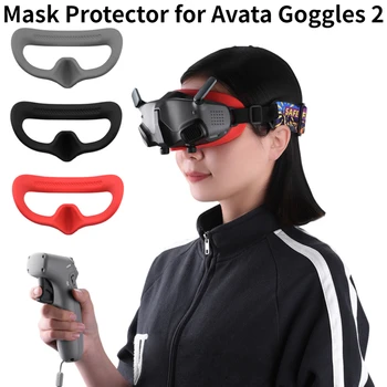 Силиконовый Чехол-Протектор для DJI Avata Goggles, 2 Летных Очки, Защита От Пота, Нескользящая Маска Для Глаз, Радиоуправляемые Квадрокоптеры, Аксессуары Для Дронов