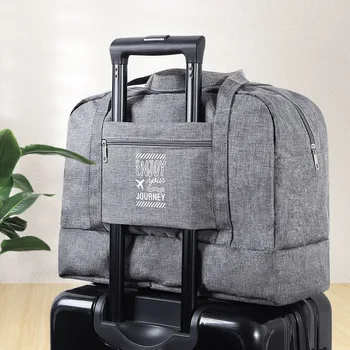 Вместительный ночной багаж для путешествий, Оксфордская женская сумка-тоут, складная сумка для модных принадлежностей, вещевой мешок выходного дня, большие дорожные сумки с аксессуарами