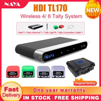 Беспроводная Система Подсчета Naya HDI-TL170 4/8 Tally Light Дальность передачи 2000 м для Sony Blackmagic Design Avmatrix switcher