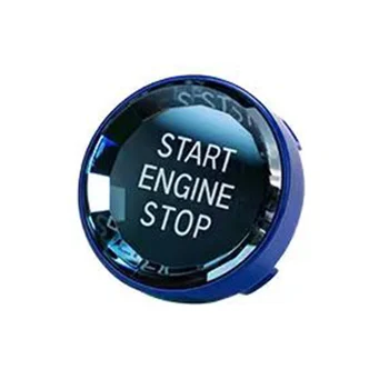 Накладка переключателя с кристаллами, Наклейка на кнопку запуска и остановки двигателя одной клавишей для BMW 3 5 серии X1 X3 X5 E70 E71 E90 E60 2009-2016