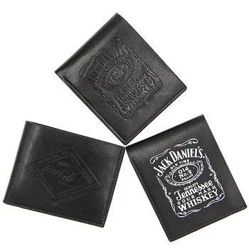 Мужской кошелек в Европе и США, кобура для водительских прав с винтажным принтом, многофункциональный зажим для денег из искусственной кожи