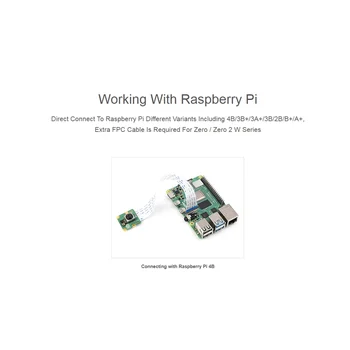 Для модуля камеры Raspberry Pi 3 IMX708 с автоматической фокусировкой 120 ° FOV NoIR Версии (D)