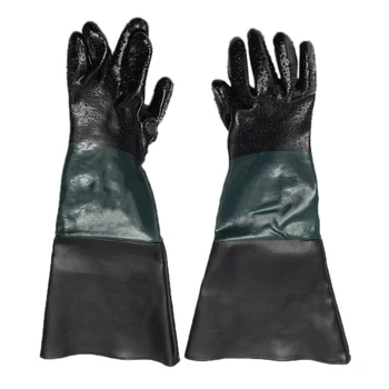 24-дюймовые сменные перчатки для защиты труда при пескоструйной обработке, пескоструйная обработка в шкафу