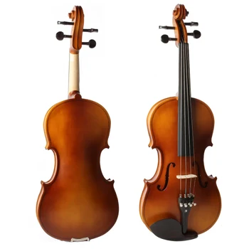 Дешевые скрипки для начинающих с жестким футляром, сделанные в Китае