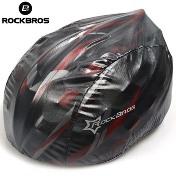 Rockbros Ветрозащитный, водонепроницаемый, пылезащитный дождевик MTB Дорожный велосипед bicicleta, чехол для шлема 2023, чехлы для шлемов Новые, 4 цвета