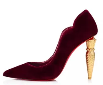Новые роскошные босоножки на каблуке с губной помадой, весенние женские пикантные туфли-лодочки на высоком каблуке, женские элегантные вечерние банкетные дизайнерские туфли для женщин