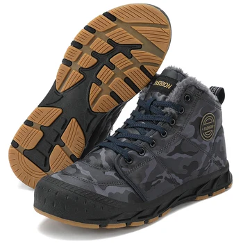 Мужские зимние ботинки, зимняя уличная обувь для прогулок, легкие кроссовки для мужчин, зимняя обувь Tenis, мужские походные ботильоны, обувь