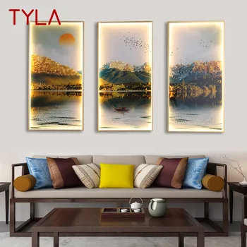 Настенные бра TYLA Современные светильники-тройки для пейзажной живописи LED Creative для дома