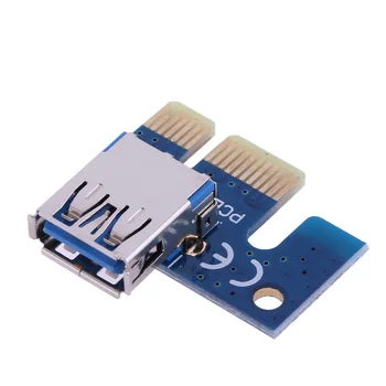 PCI E 1X Адаптер PCIe X1 к USB 3.0 адаптеру для майнинга криптовалюты PCIe Riser