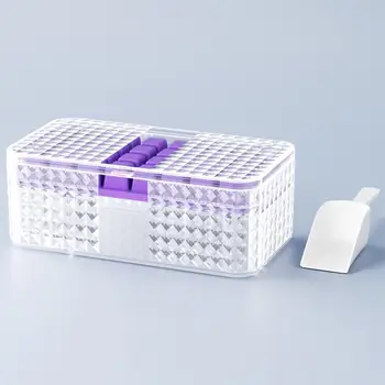 Полезная форма для кубиков льда, легко моющаяся Форма для льда, антипригарная, самодельная, на 32 сетки, Недеформируемая Машина для производства кубиков льда