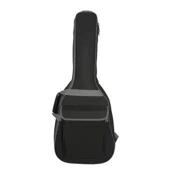 38-дюймовая сумка для фолк-гитары, Регулируемый плечевой ремень, мягкий хлопковый чехол, Водонепроницаемый рюкзак для акустической гитары, прямая поставка