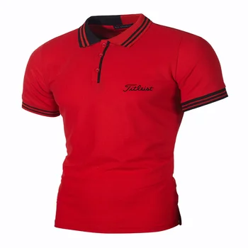 2023 новая мужская рубашка поло для отдыха и спорта с короткими рукавами для гольфа