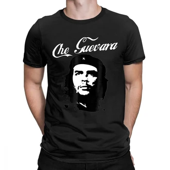 Новая мужская футболка с Че Геварой, крутые летние футболки с круглым вырезом, футболки с коротким рукавом, модные топы