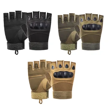 1 пара левых и правых полупальцевых перчаток, Альпинистские перчатки без пальцев, спортивные