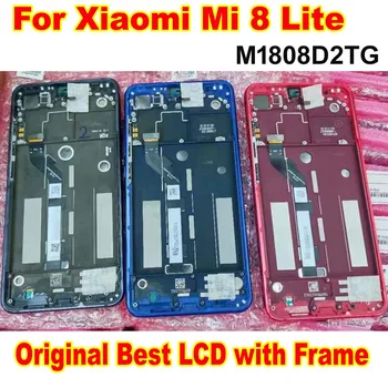 Оригинальный LTPro ЖК-Дисплей С Сенсорным Экраном Digitizer Assembly Sensor Для Xiaomi Mi 8 Lite M1808D2TG Mobile Pantalla с Рамкой