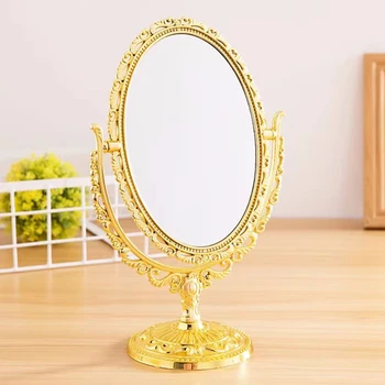 Изготовленное на заказ Маленькое Декоративное зеркало для макияжа, настольная подставка для тщеславия, Декоративное зеркало Golden Crafts Specchio Home Decoration YX50DM