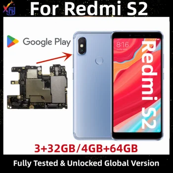 Материнская плата для Xiaomi Redmi S2 M1803E6G, 32 ГБ, 64 ГБ, глобальная встроенная память, оригинальная разблокированная логическая плата