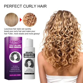Средство для укладки вьющихся волос против завитков, увлажняющее средство для укладки, крем для придания упругости волосам Natural Curl Boost, улучшающий укладку, уход за вьющимися волосами