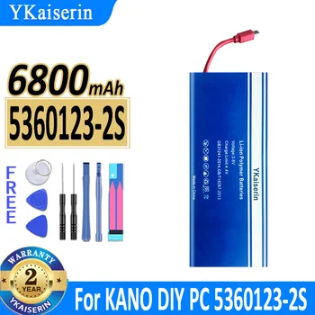 6800mAh YKaiserin Аккумулятор Для KANO 5360123-2S 53601232S DIY PC Digital Bateria