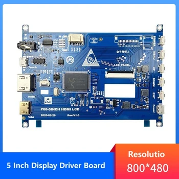 Поддержка платы драйвера сенсорного ЖК-монитора 800X480 с ЖК-дисплеем для Raspberry Pi