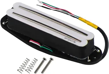 Hot Rail Звукосниматели Alnico5 Single Coil Humbucker 8.9K Подходят Для Электрогитары Fender Strat Squier Tele Белого цвета