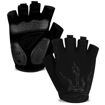 Мотоциклетные перчатки из ультра-волокнистой дышащей лайкры, дышащие велосипедные перчатки, амортизирующие велосипедные перчатки для горных дорог для мужчин