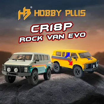 Радиоуправляемый автомобиль Hobby Plus CR18P EVO Rock Van RTR 1/18 Радиоуправляемая электрическая модель автомобиля с дистанционным управлением, гусеничные игрушки для взрослых и детей