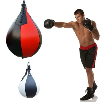 Качество ПВХ бокс боксерские мешки груши боксерские мячи надувные боксерский мешок груша двойной конец обучения рефлекс скорость шаров