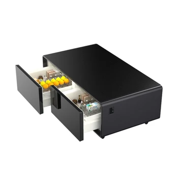 Primst новый дизайн, охлаждающий холодильник, подставка для телевизора и журнальный столик, черный
