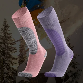 Зимние теплые носки из хлопчатобумажной ткани, 3 пары нескользящих носков, мужские спортивные носки, утолщенные носки с петлями, теплые носки
