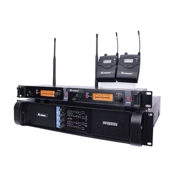 Звуковая Система DS-10Q Pa System 4-Канальный Усилитель M-2050 Беспроводной Микрофон В Ушной системе Монитора