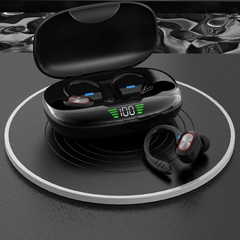 2023 Беспроводные наушники TWS с ушным крючком Bluetooth Наушники TWS Hifi Игровая спортивная гарнитура с сенсорным управлением и микрофоном