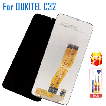 Новый оригинальный Сенсорный экран OUKITEL C32 + ЖК-дисплей в сборе, аксессуары для смартфона OUKITEL C32