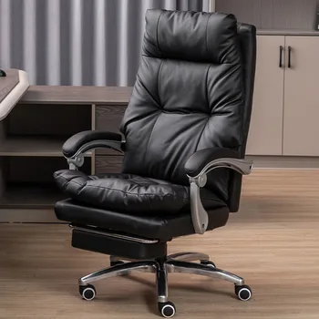 Игровое кресло с откидной спинкой, офисный стул, Поворотный Дизайнерский Lazyboy, Офисный стул с черным акцентом, кабинет, Silla Gaming, роскошная мебель HDH