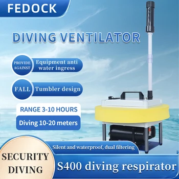 Аппарат для подачи кислорода для дайвинга Может погружаться в течение 3-8 часов на глубину до 20 м без баллона, воздушный компрессор для двойного погружения