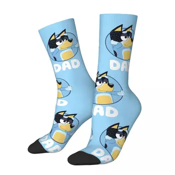 Зимние носки унисекс Blueys Dad Ветрозащитные Happy Socks в уличном стиле Crazy Sock