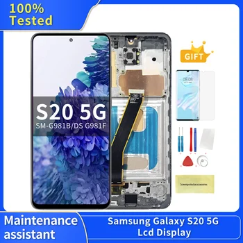 TFT incell Для Samsung Galaxy S20 G980F Дисплей С Сенсорным Экраном Дигитайзер В Сборе Запчасти S20 G980 lcd С Заменой Рамки