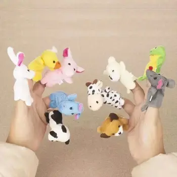 Плюшевые игрушки Животные-пазлы пальчиковые куклы пальчиковые куклы Куклы для дошкольного образования Детская игрушка для комфорта детей Подарок детям на день рождения