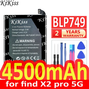 4500 мАч/4600 м KiKiss Мощный Аккумулятор BLP749 BLP767 для OPPO find X2 Pro X2Pro 5G Мобильный Телефон Batteria